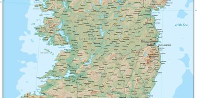 Kort af írlandi landslagi 