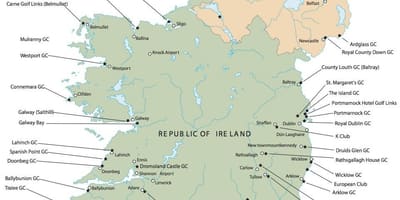 Besta kort af írlandi