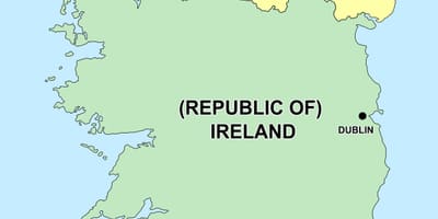  kort af norður-írlandi og írlandi