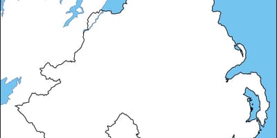 Autt kort á norður-írlandi