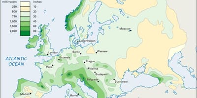 Úrkomu kort írlandi
